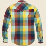 Plaid Workshirt - Mustard/Glacier - Topo Designs - STAG Provisions - Tops - L/S Woven - Plaid