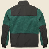 Subalpine Fleece Jacket - Black/Forest - Topo Designs - STAG Provisions - Outerwear - Coat / Jacket