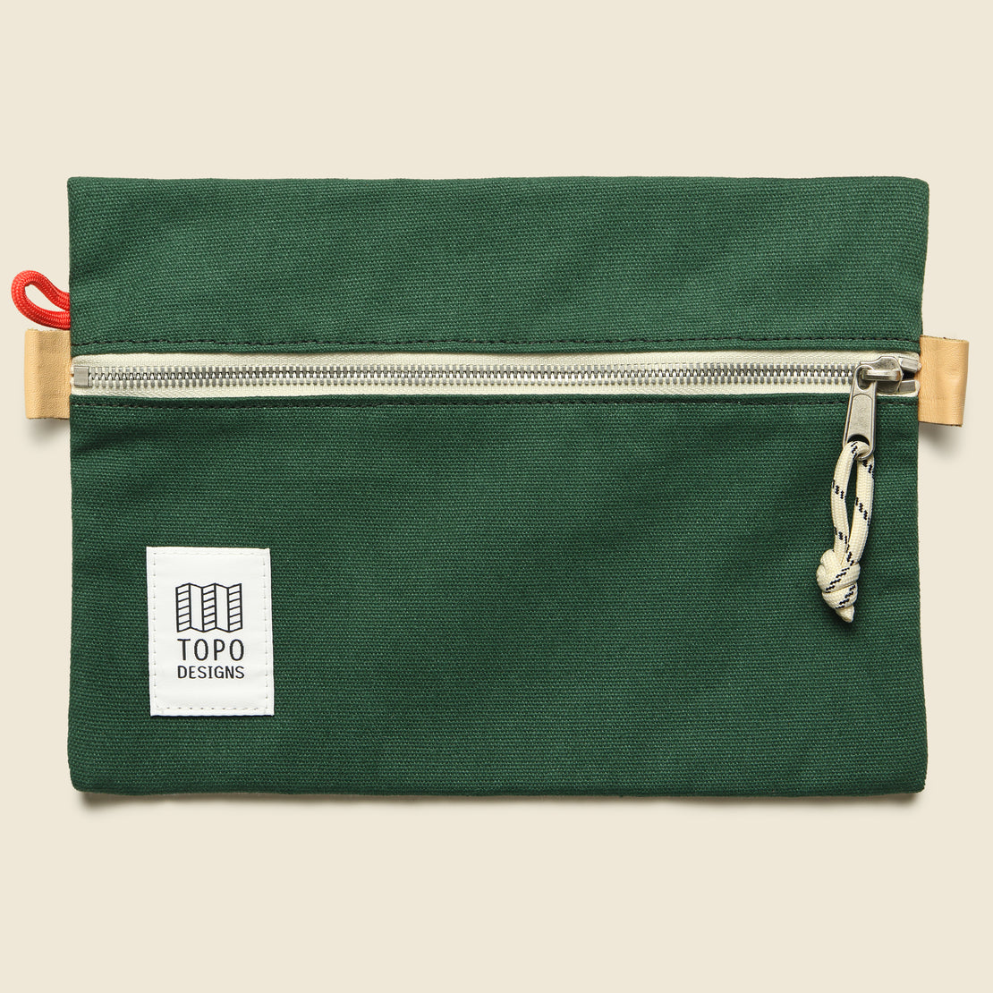 Topo Designs Medium Accessory Bag - Forest Canvas