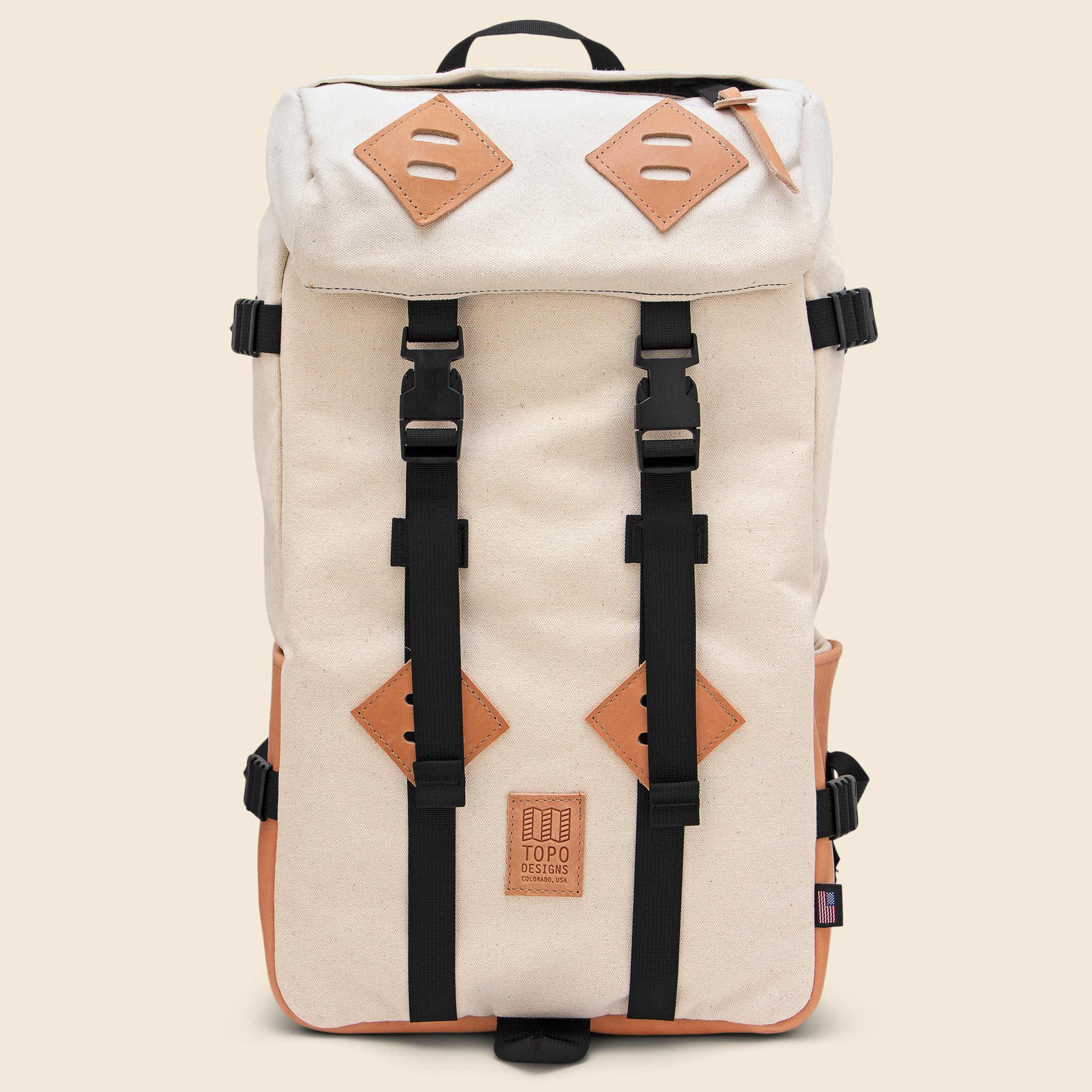 Heritage Canvas Klettersack - Natural - Topo Designs - STAG Provisions - Accessories - Bags / Luggage