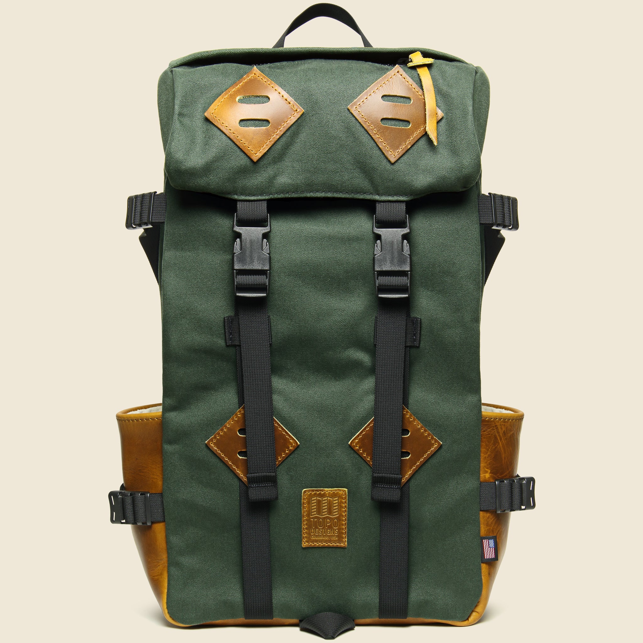 Heritage Canvas Klettersack - Olive - Topo Designs - STAG Provisions - Accessories - Bags / Luggage