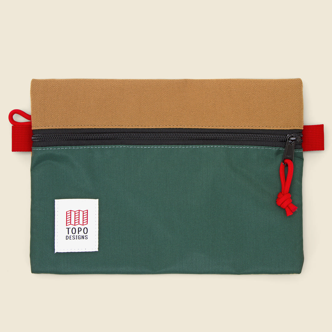 Topo Designs Medium Accessory Bag - Forest/Khaki
