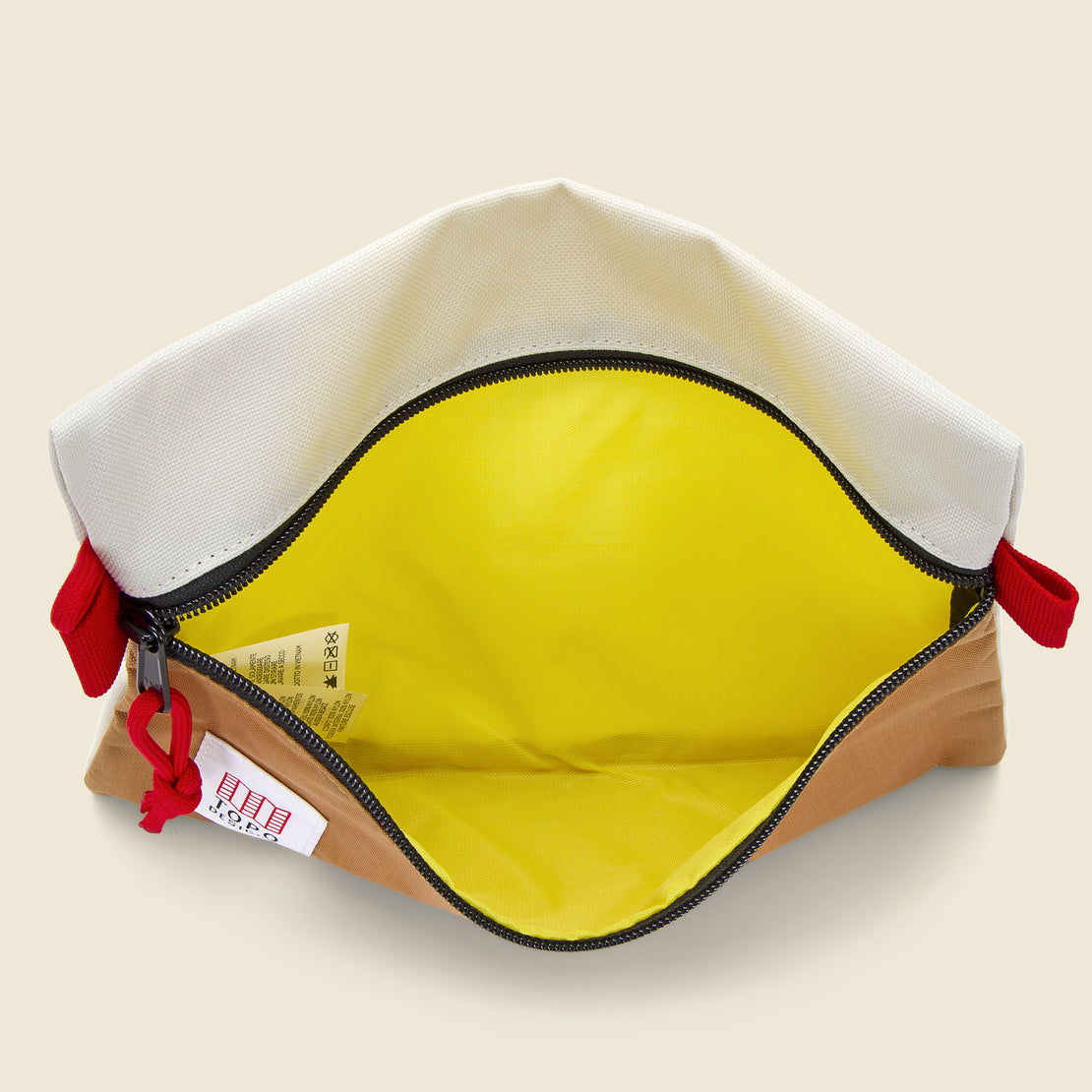 Medium Accessory Bag - Bone White/Khaki - Topo Designs - STAG Provisions - Accessories - Bags / Luggage