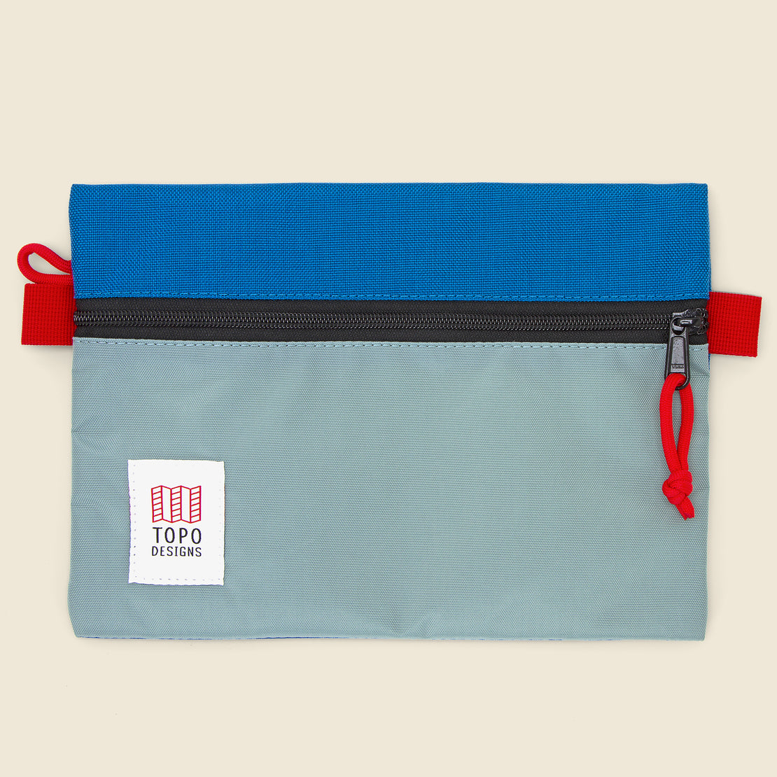 Topo Designs Medium Accessory Bag - Mineral Blue/Blue