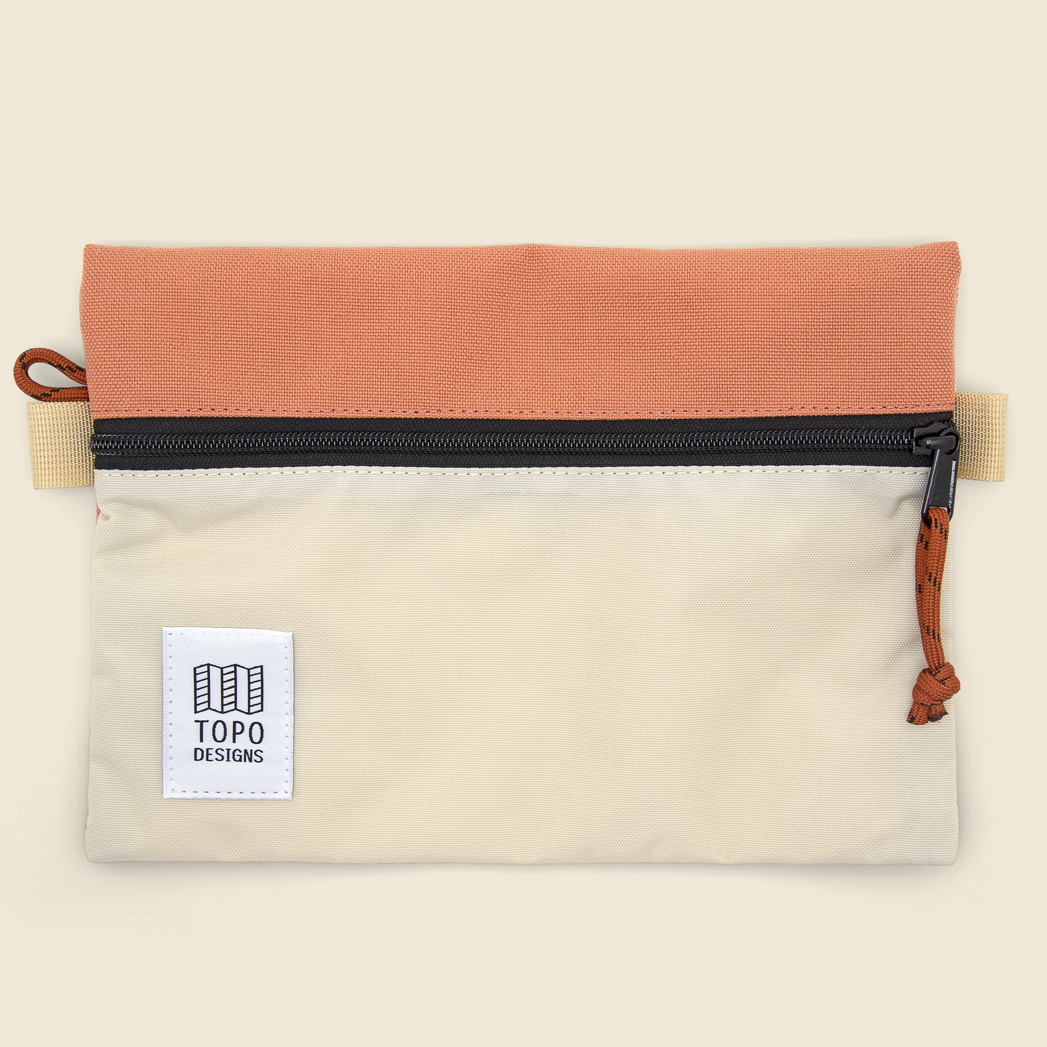 Medium Accessory Bag - Bone White/Coral - Topo Designs - STAG Provisions - Accessories - Bags / Luggage