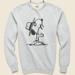 Let It Rain Spike Fleece Crew - Grey Marl - TSPTR - STAG Provisions - Tops - Fleece / Sweatshirt