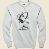 Let It Rain Spike Fleece Crew - Grey Marl - TSPTR - STAG Provisions - Tops - Fleece / Sweatshirt