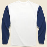 Skate West Ringer Tee - White/Navy - TSPTR - STAG Provisions - Tops - L/S Knit