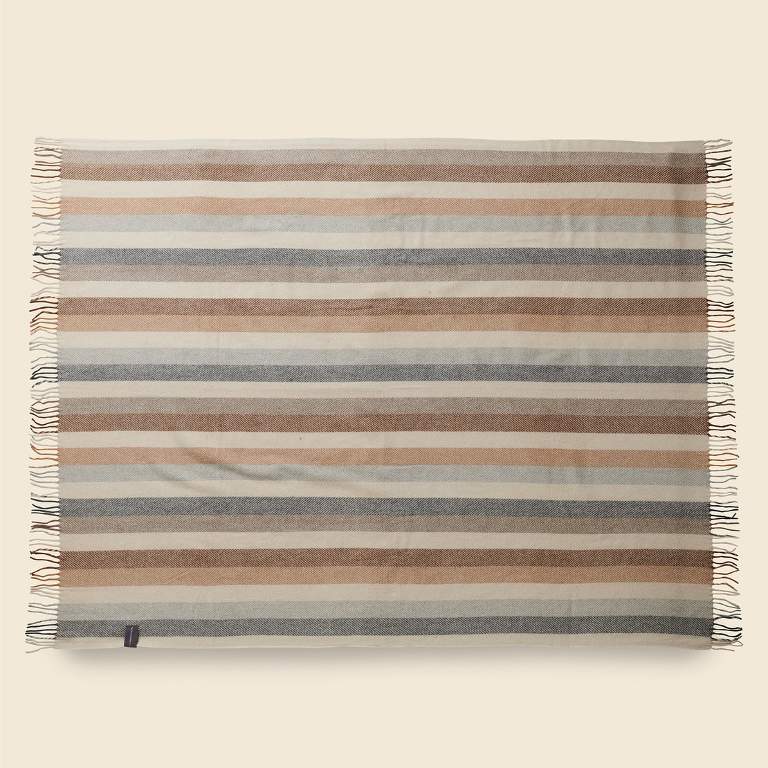 Striped Herringbone Blanket