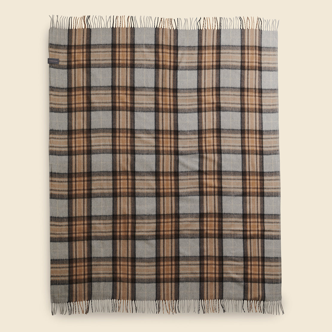 Home Recycled Wool Blanket - Mackellar Tartan