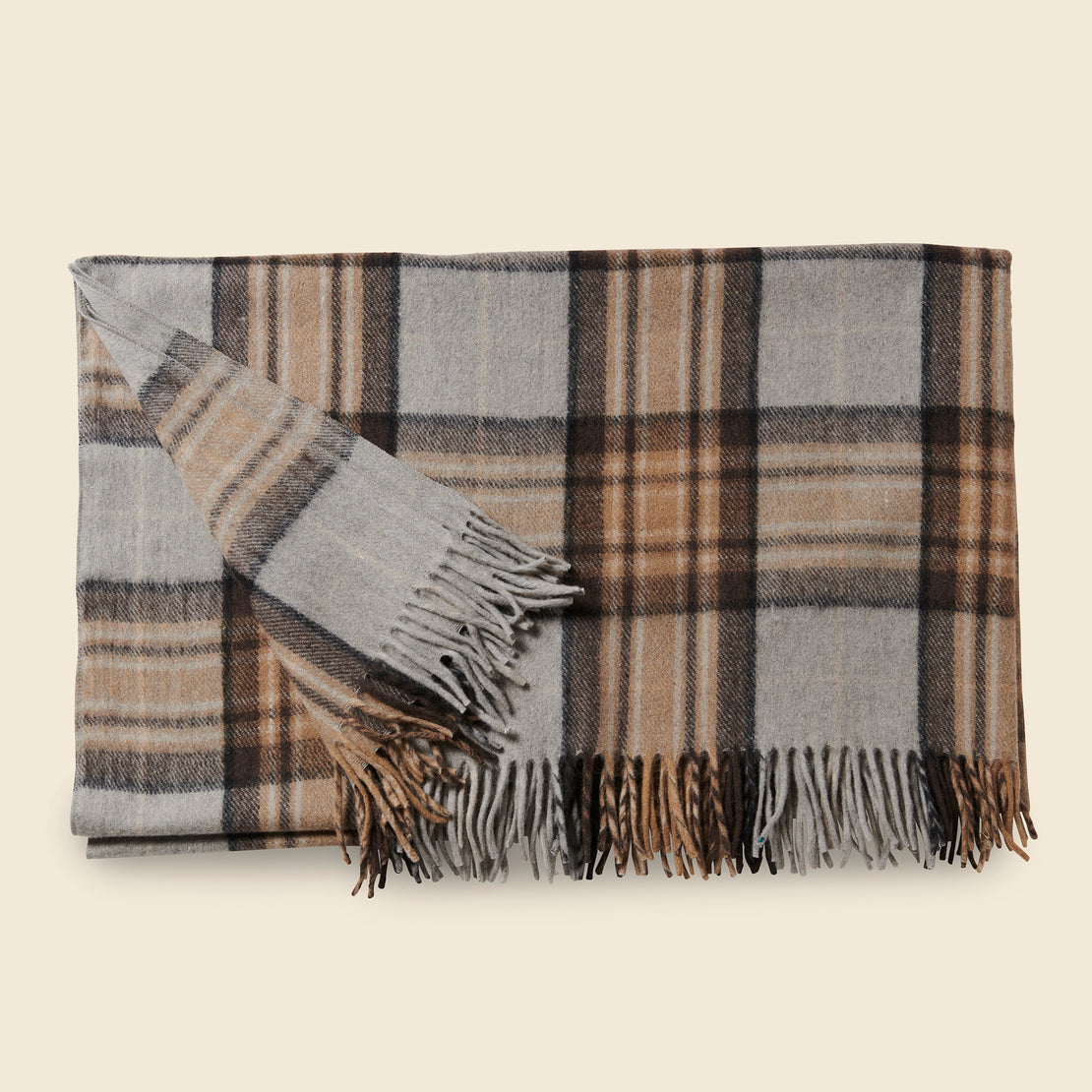 Recycled Wool Blanket - Mackellar Tartan