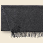 Lambswool Knee Blanket - Charcoal Melange - Home - STAG Provisions - Home - Bed - Blanket