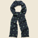 Long Scarf - Navy Ikat - Universal Works - STAG Provisions - Accessories - Scarves