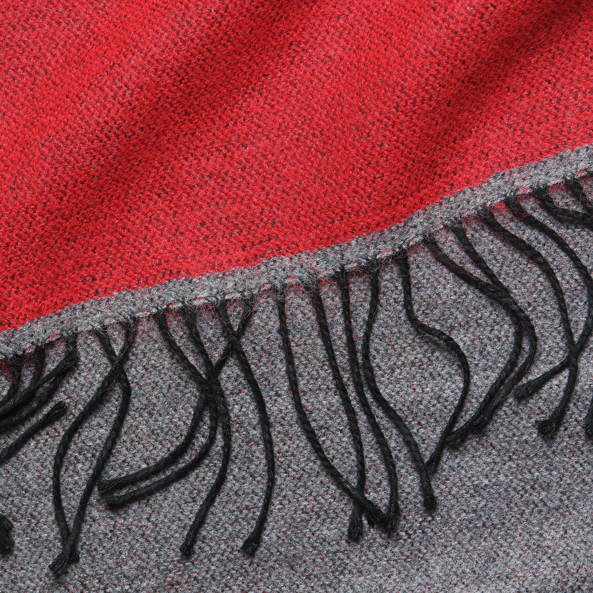 Double-Sided Scarf - Red/Grey - Universal Works - STAG Provisions - Accessories - Scarves