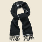 Double-Sided Scarf - White/Black - Universal Works - STAG Provisions - Accessories - Scarves