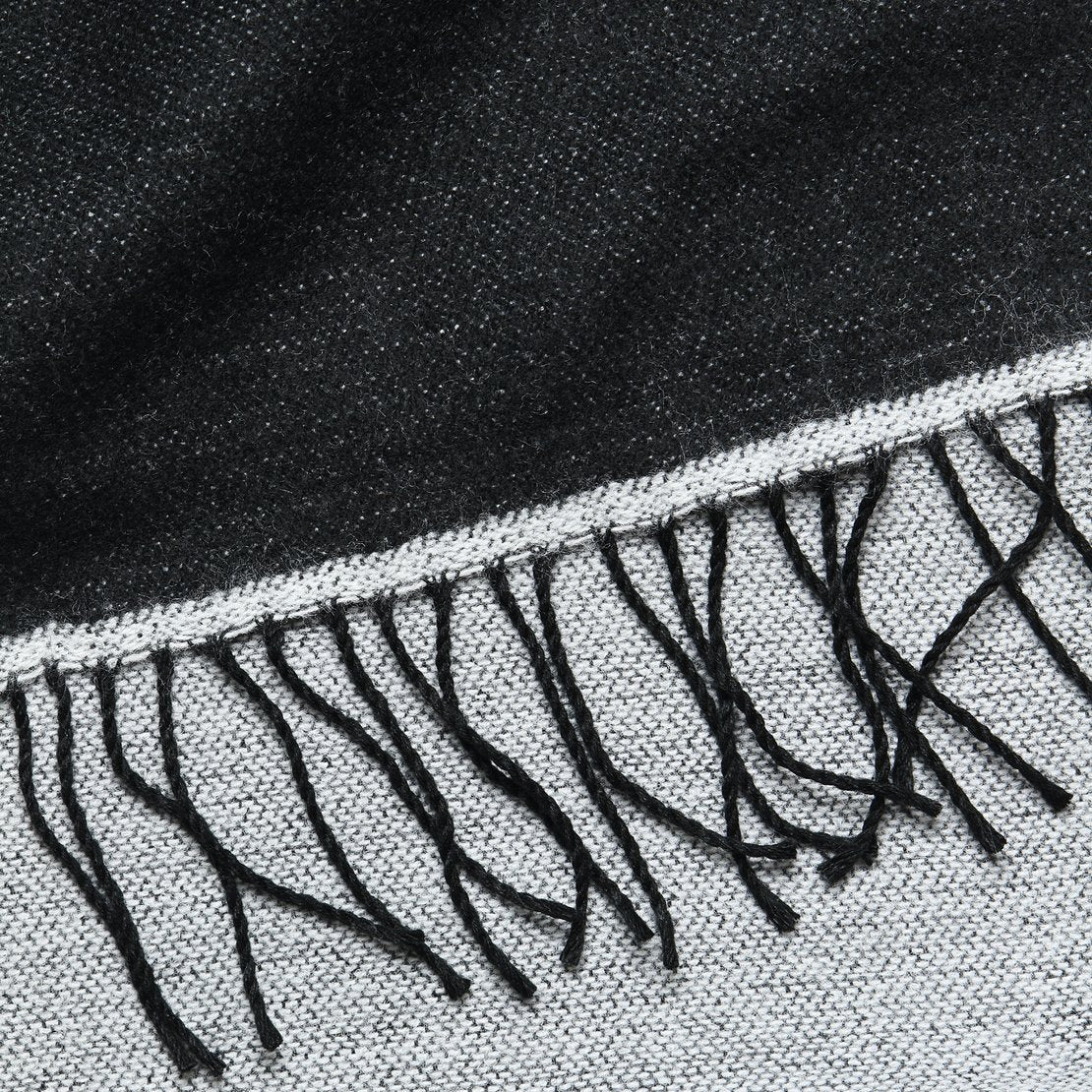 Double-Sided Scarf - White/Black - Universal Works - STAG Provisions - Accessories - Scarves