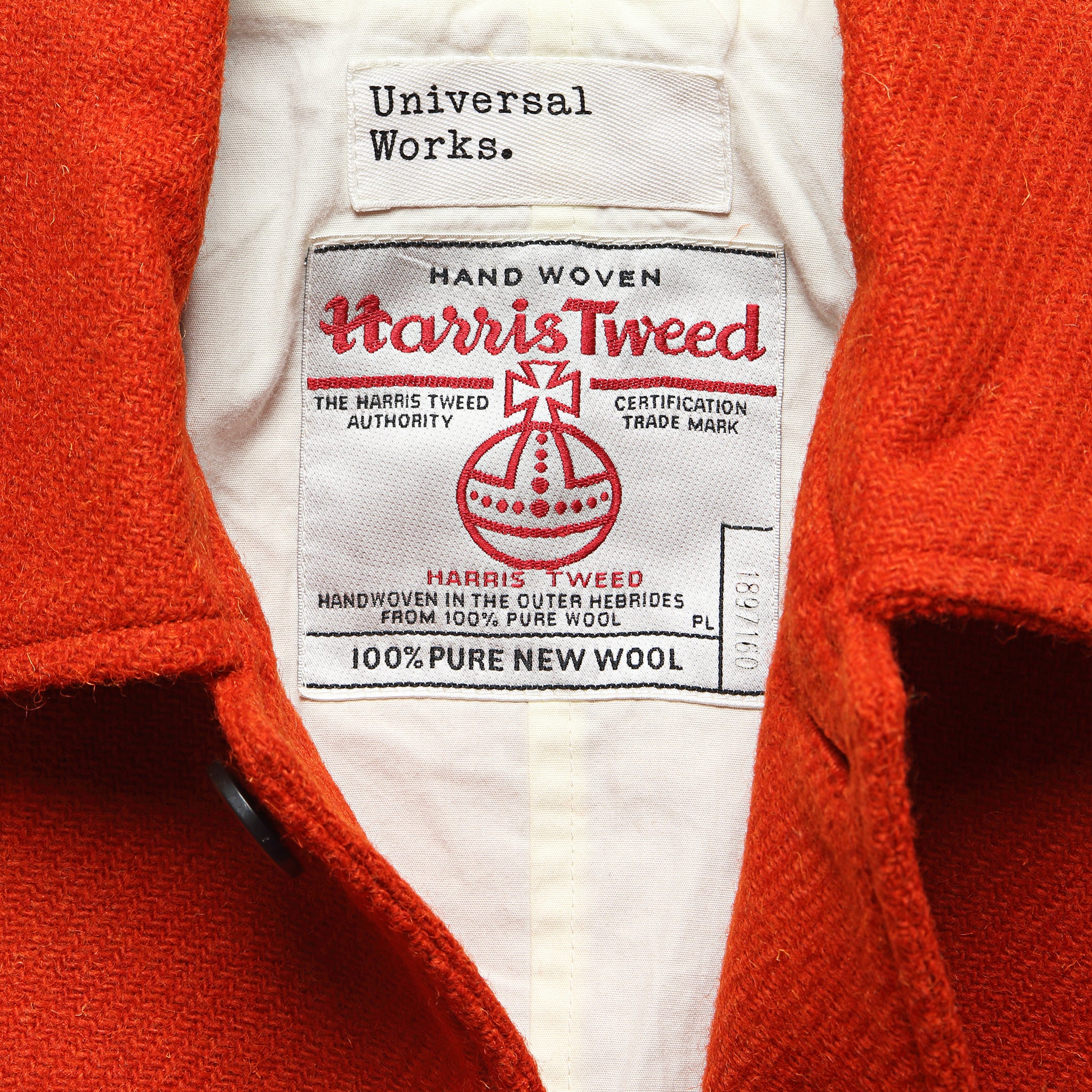 
                          Norfolk Tweed Bakers Jacket - Orange - Universal Works - STAG Provisions - Outerwear - Coat / Jacket
                        