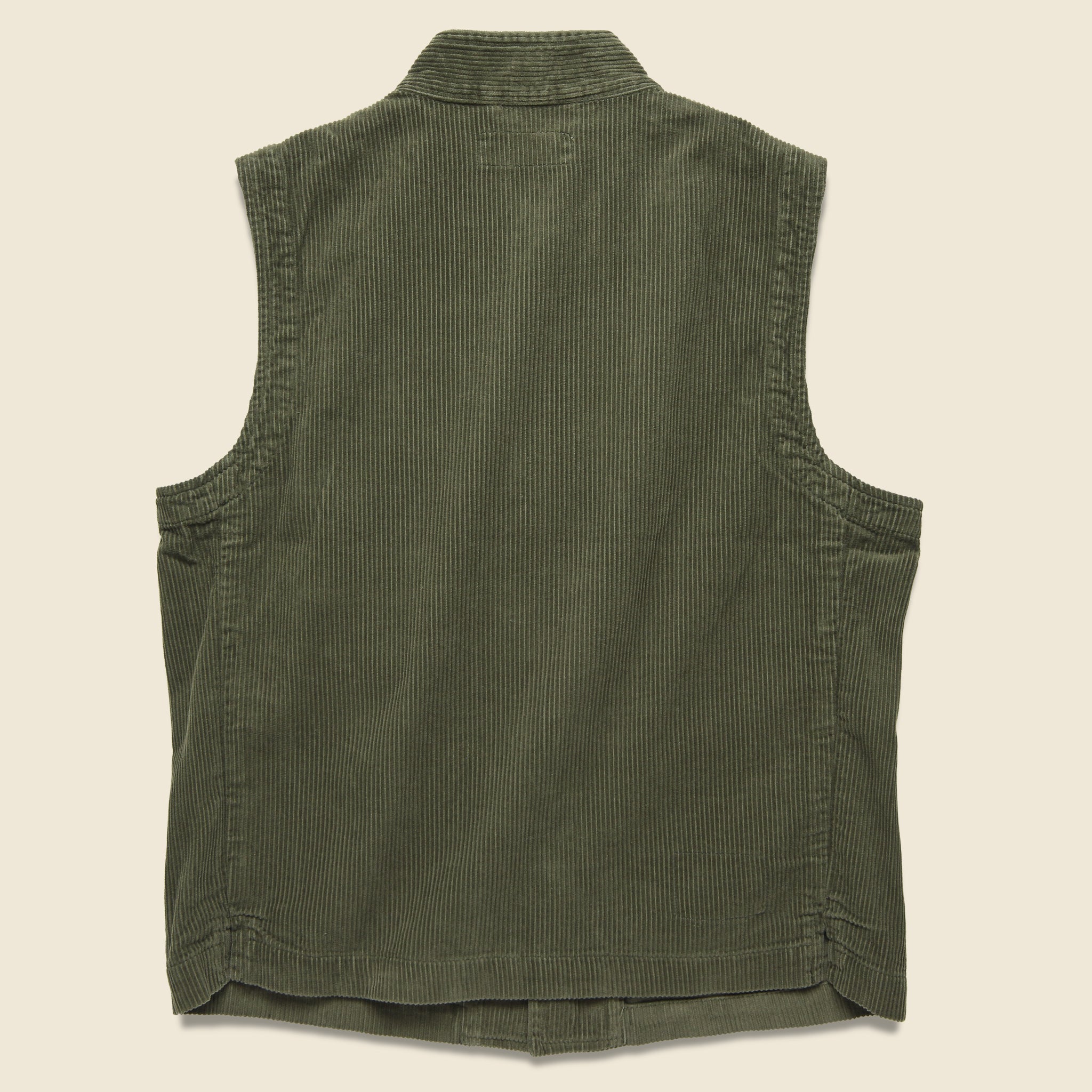 
                          Cord Battle Waistcoat - Olive - Universal Works - STAG Provisions - Outerwear - Vest
                        