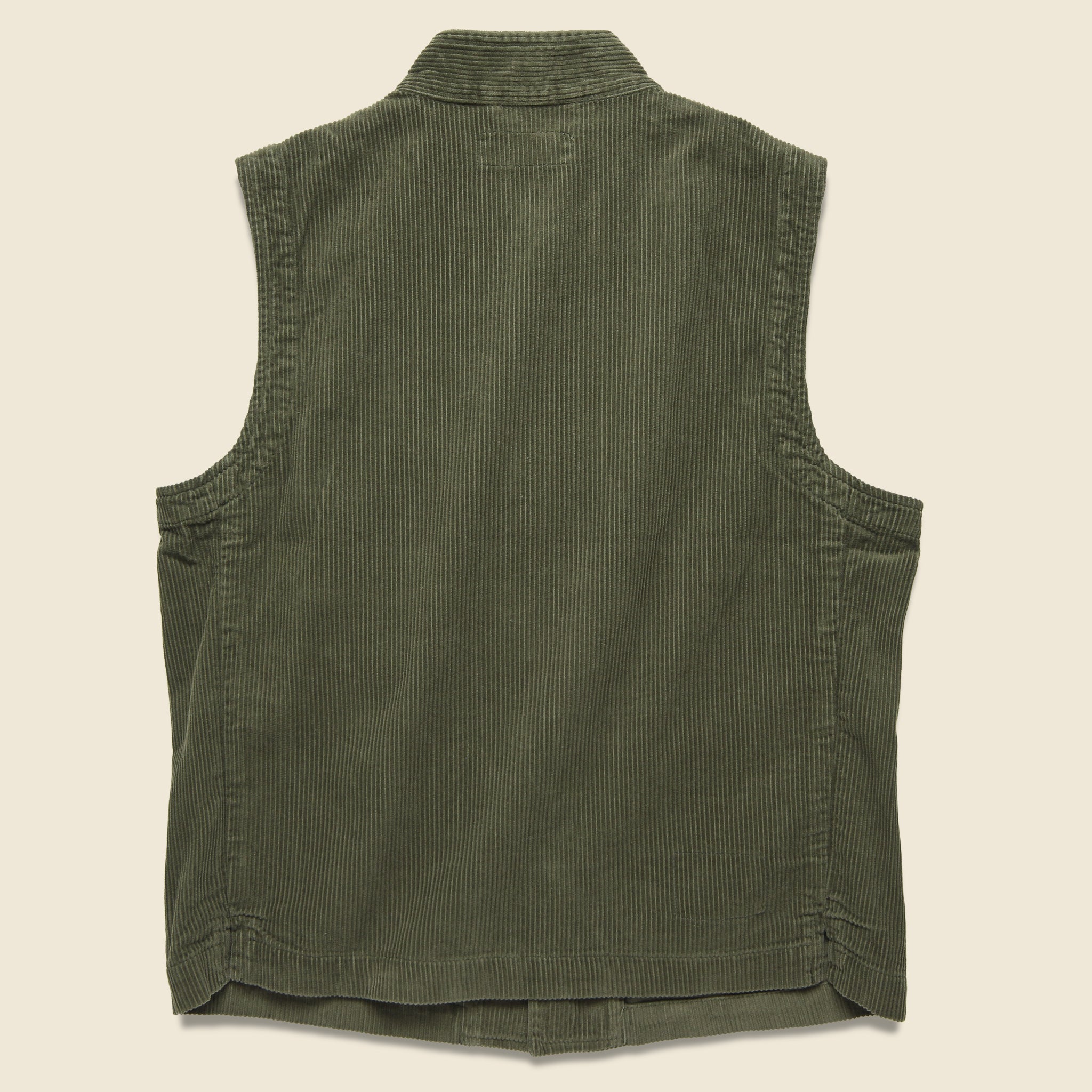 Cord Battle Waistcoat - Olive - Universal Works - STAG Provisions - Outerwear - Vest