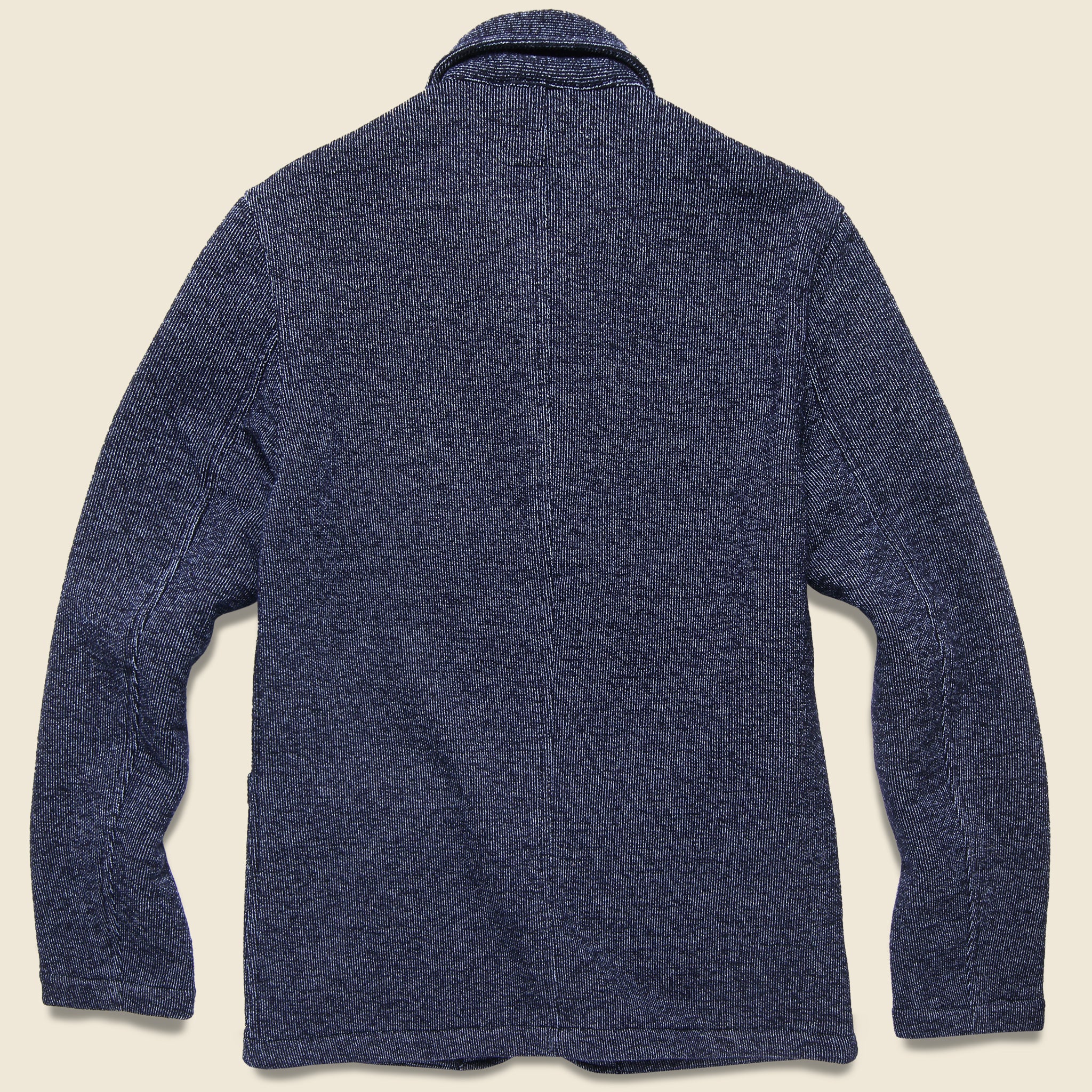 
                          Bakers Stripe Chore Jacket - Indigo - Universal Works - STAG Provisions - Outerwear - Coat / Jacket
                        