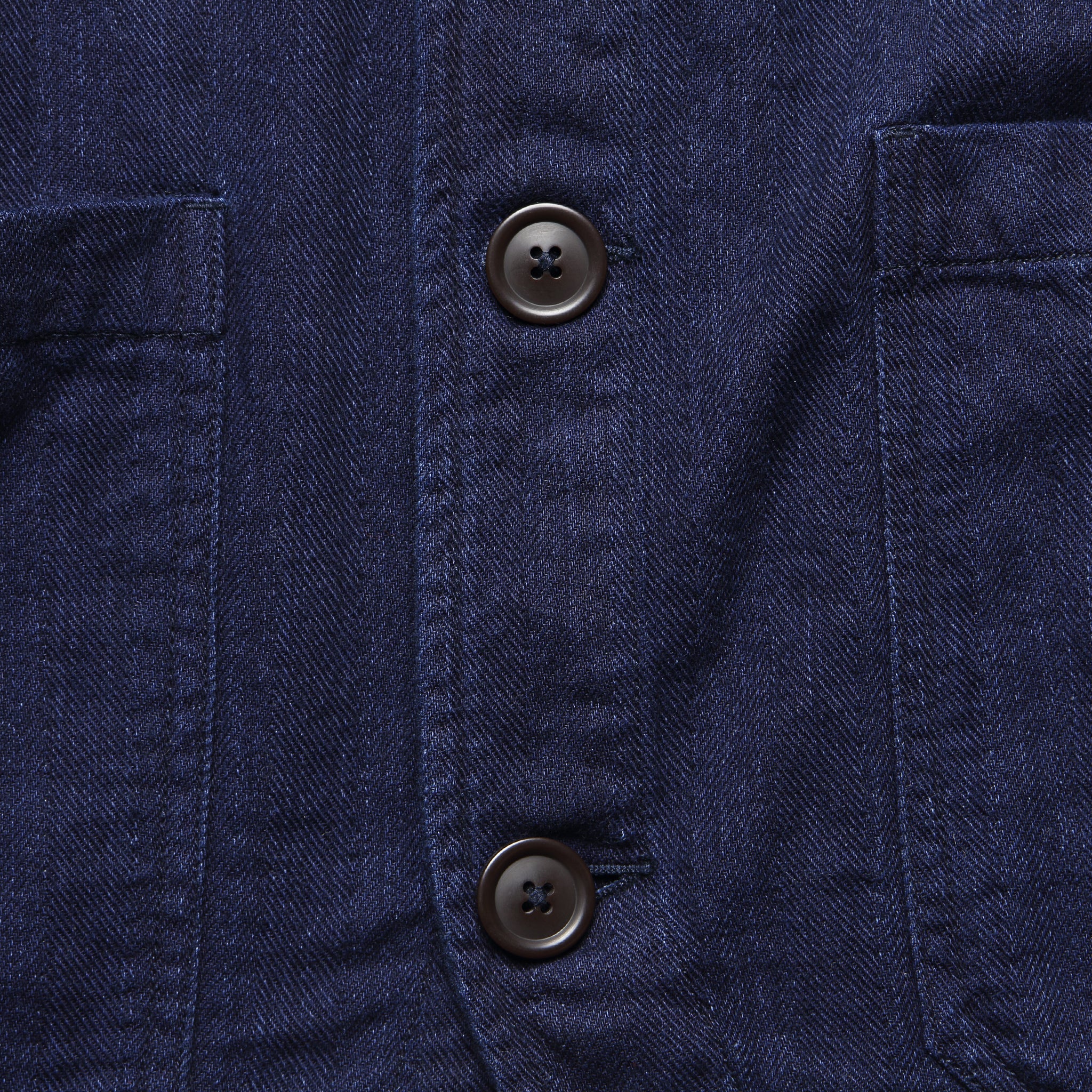Herringbone Cabin Jacket - Double Denim - Universal Works - STAG Provisions - Tops - L/S Woven - Overshirt