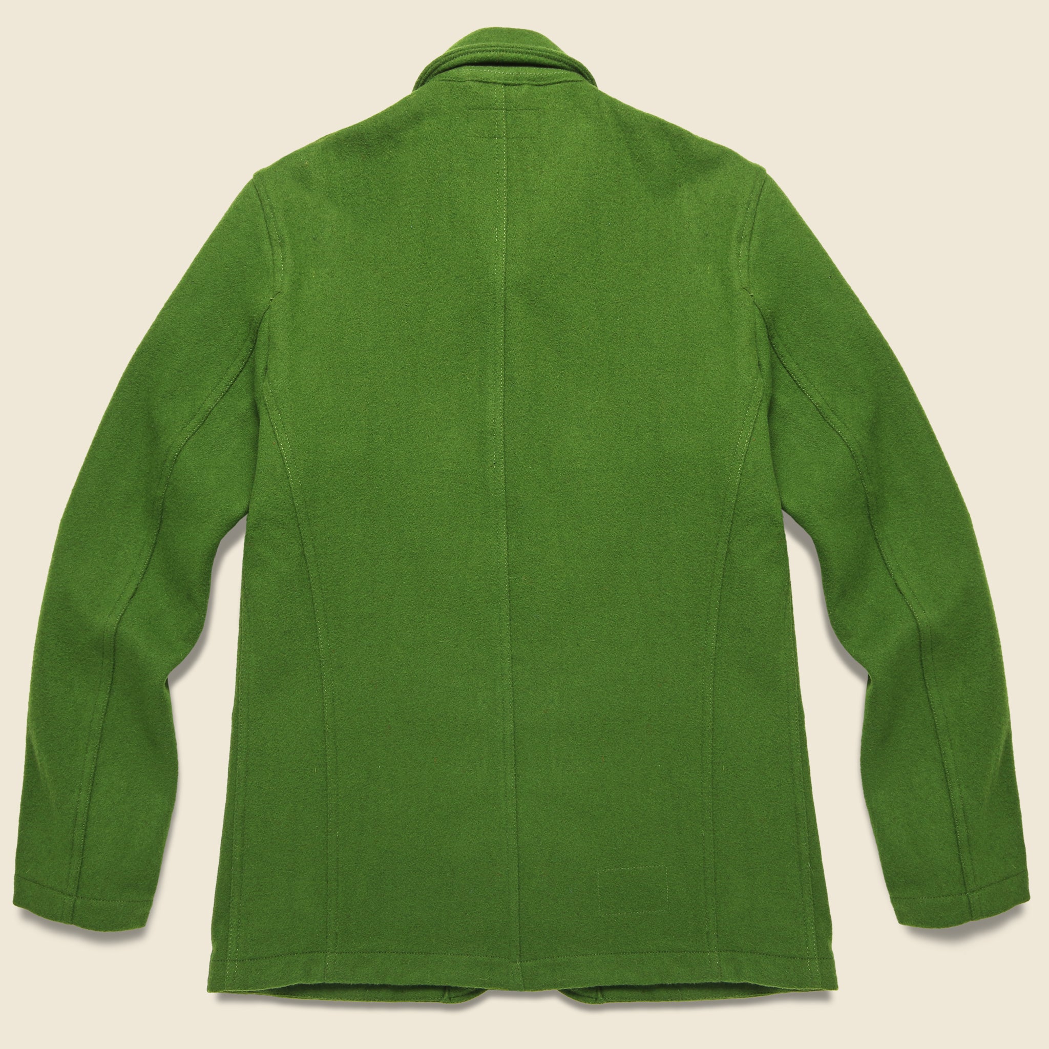 
                          Mowbray Long Bakers Jacket - Green - Universal Works - STAG Provisions - Outerwear - Coat / Jacket
                        