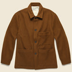 Melton Simple Bakers Jacket - Cumin - Universal Works - STAG Provisions - Outerwear - Coat / Jacket