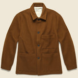 Melton Simple Bakers Jacket - Cumin - Universal Works - STAG Provisions - Outerwear - Coat / Jacket