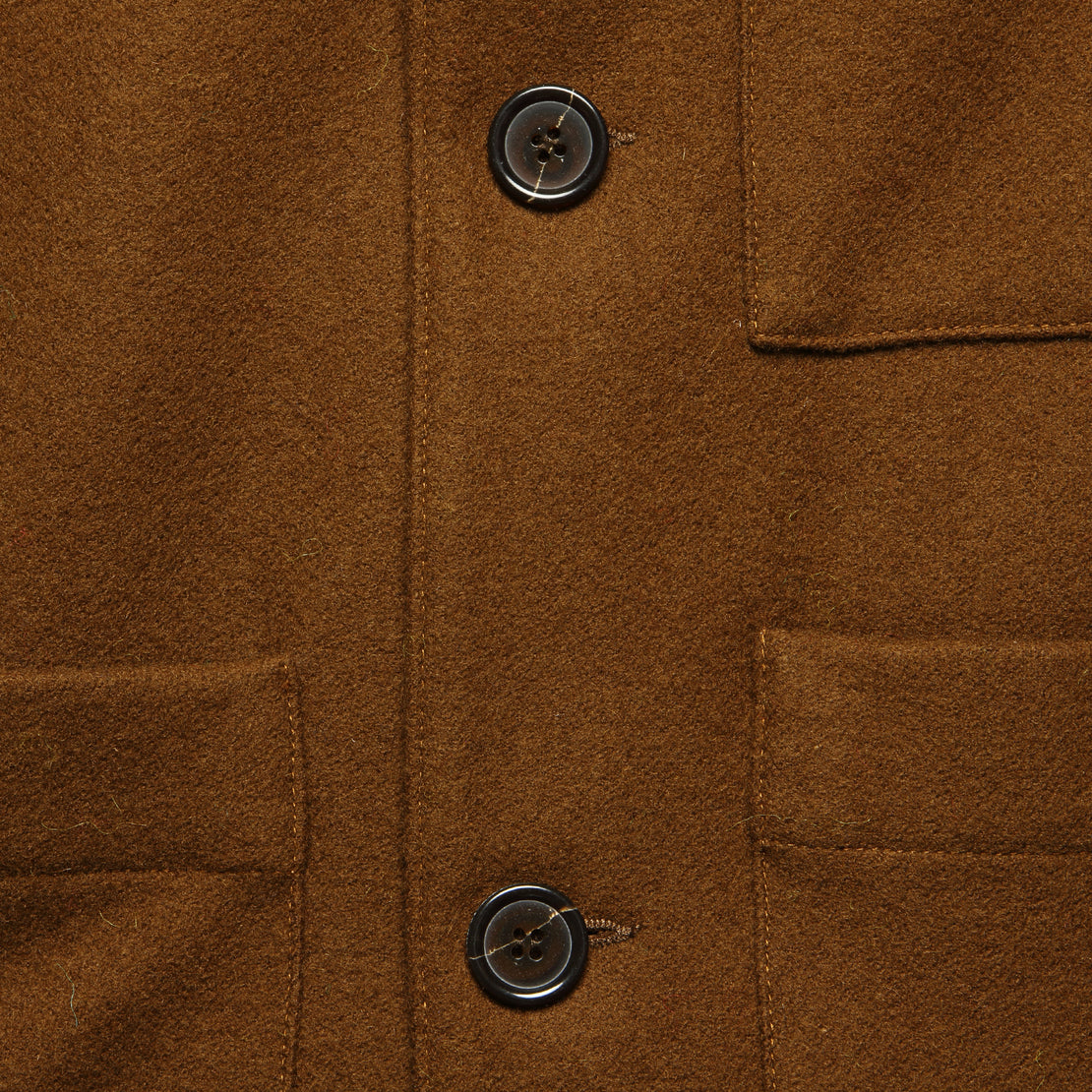 Melton Simple Bakers Jacket - Cumin - Universal Works - STAG Provisions - Outerwear - Coat / Jacket