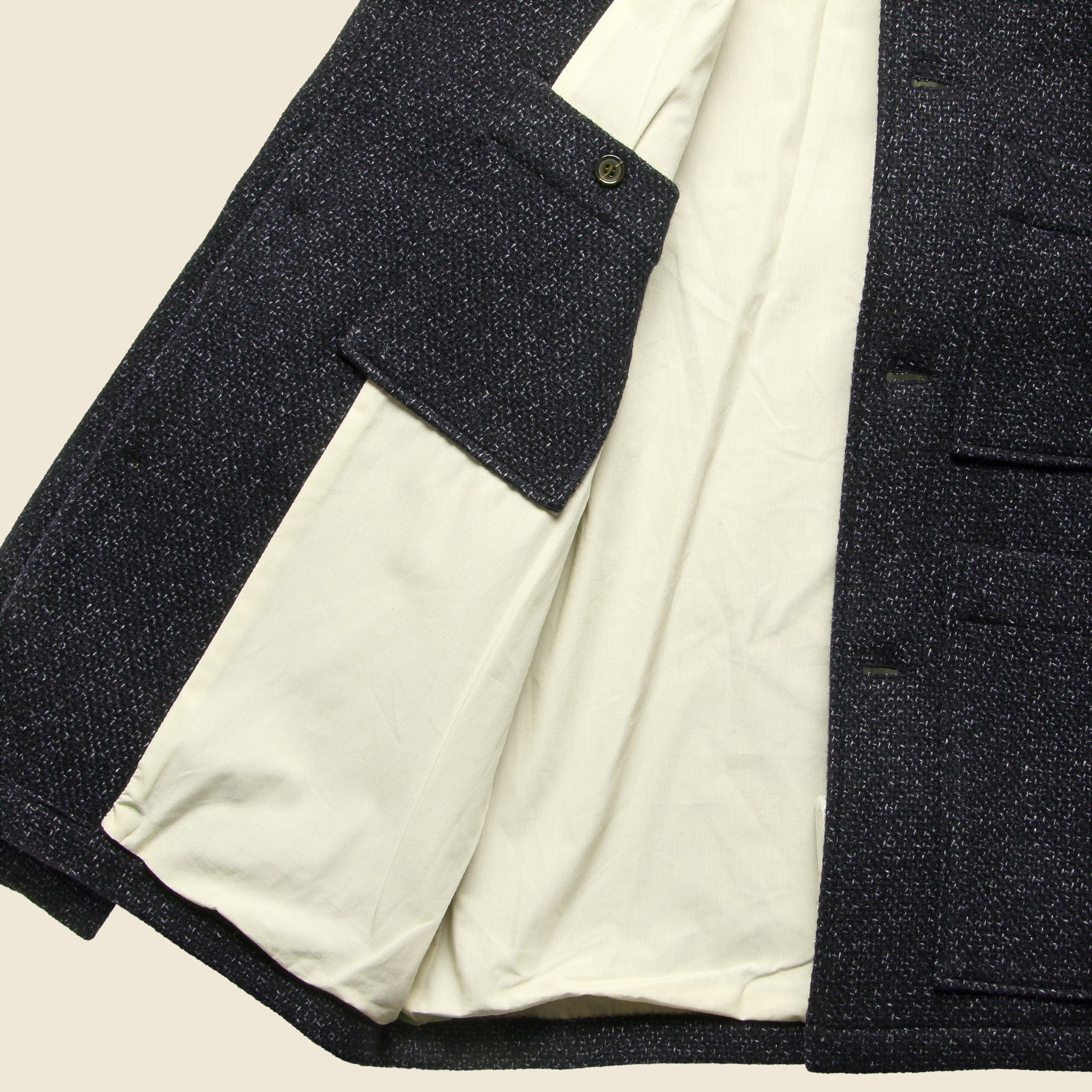 
                          Simple Bakers Jacket - Navy - Universal Works - STAG Provisions - Outerwear - Coat / Jacket
                        