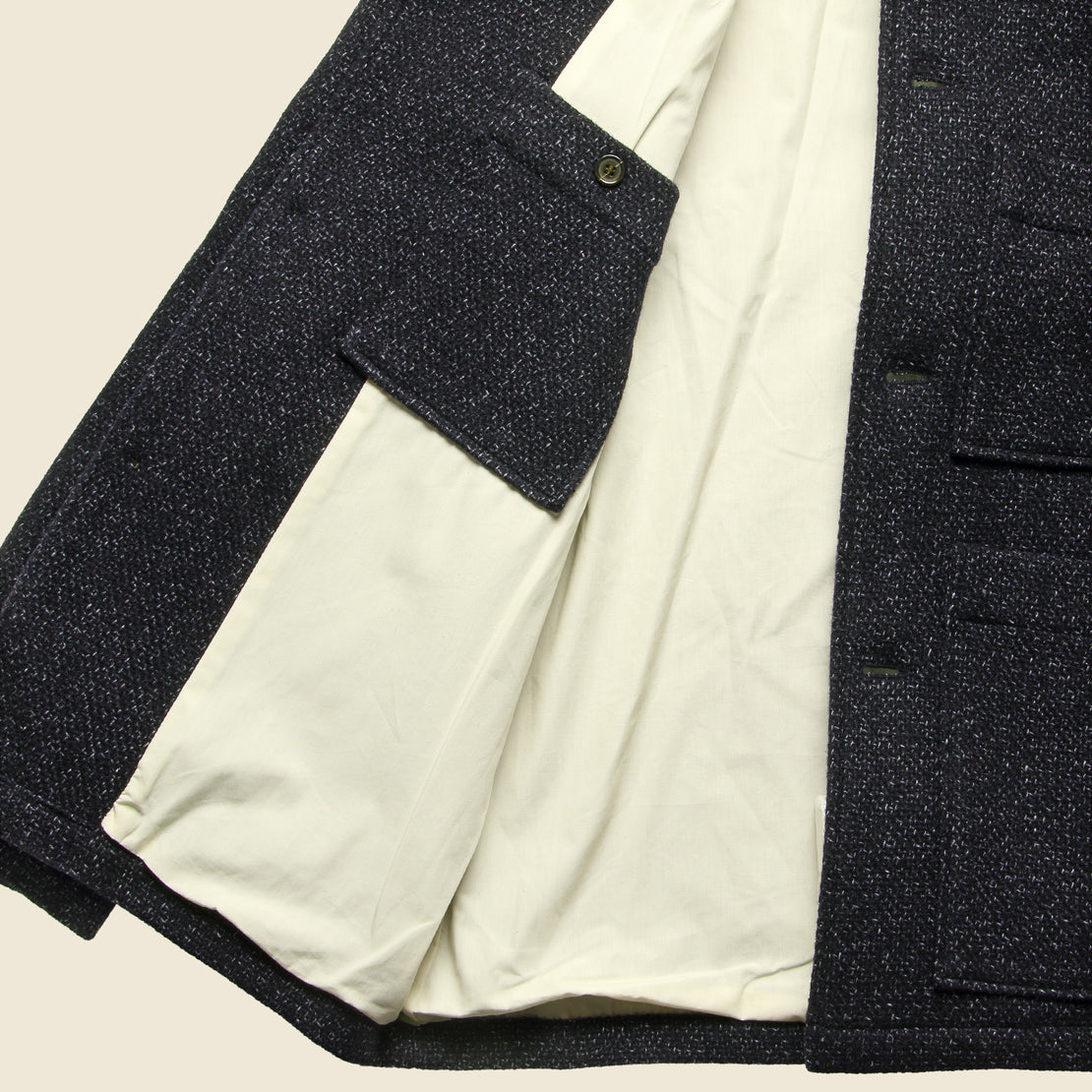 Simple Bakers Jacket - Navy - Universal Works - STAG Provisions - Outerwear - Coat / Jacket