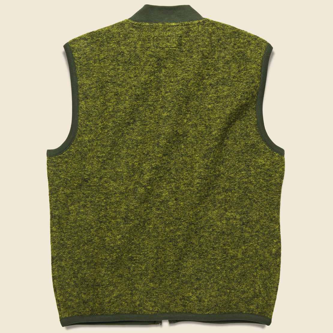 Wool Fleece Waistcoat - Green - Universal Works - STAG Provisions - Outerwear - Vest