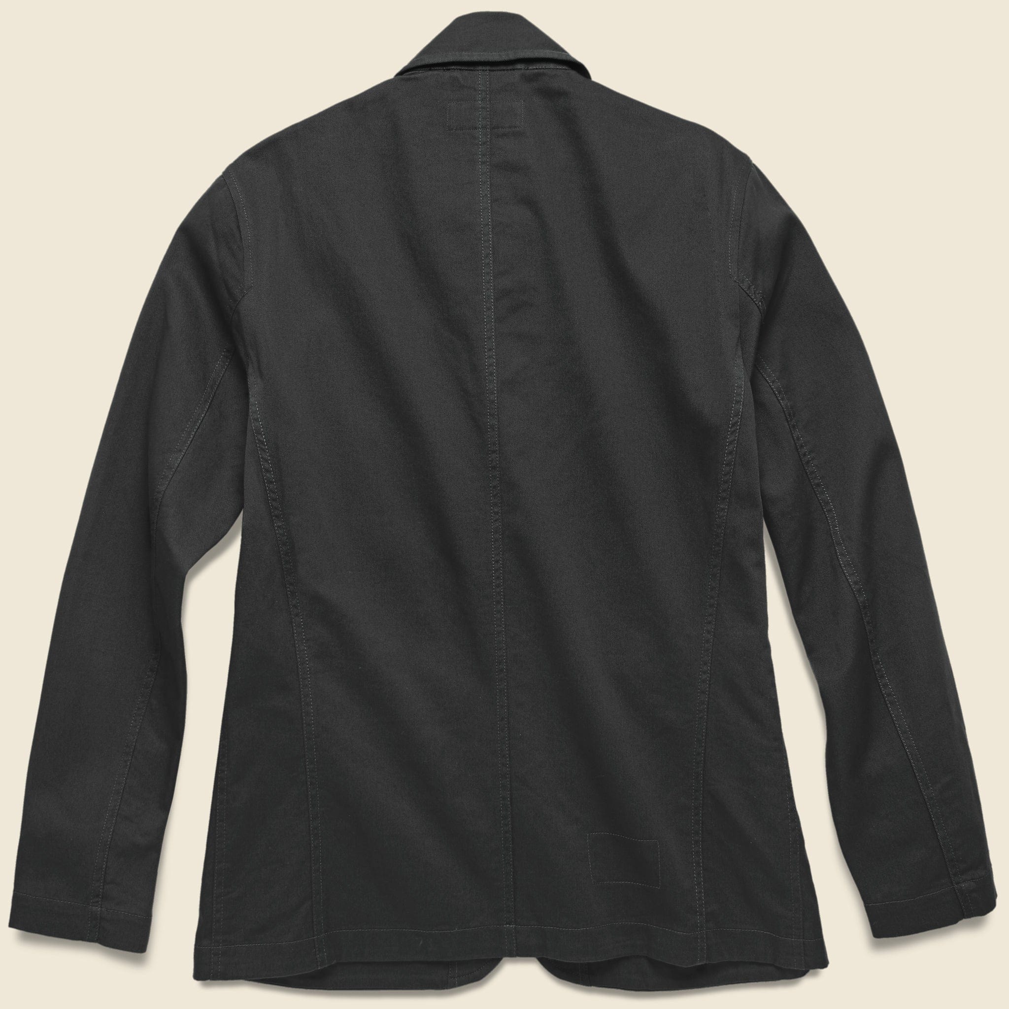 
                          Twill Bakers Jacket - Black - Universal Works - STAG Provisions - Outerwear - Shirt Jacket
                        