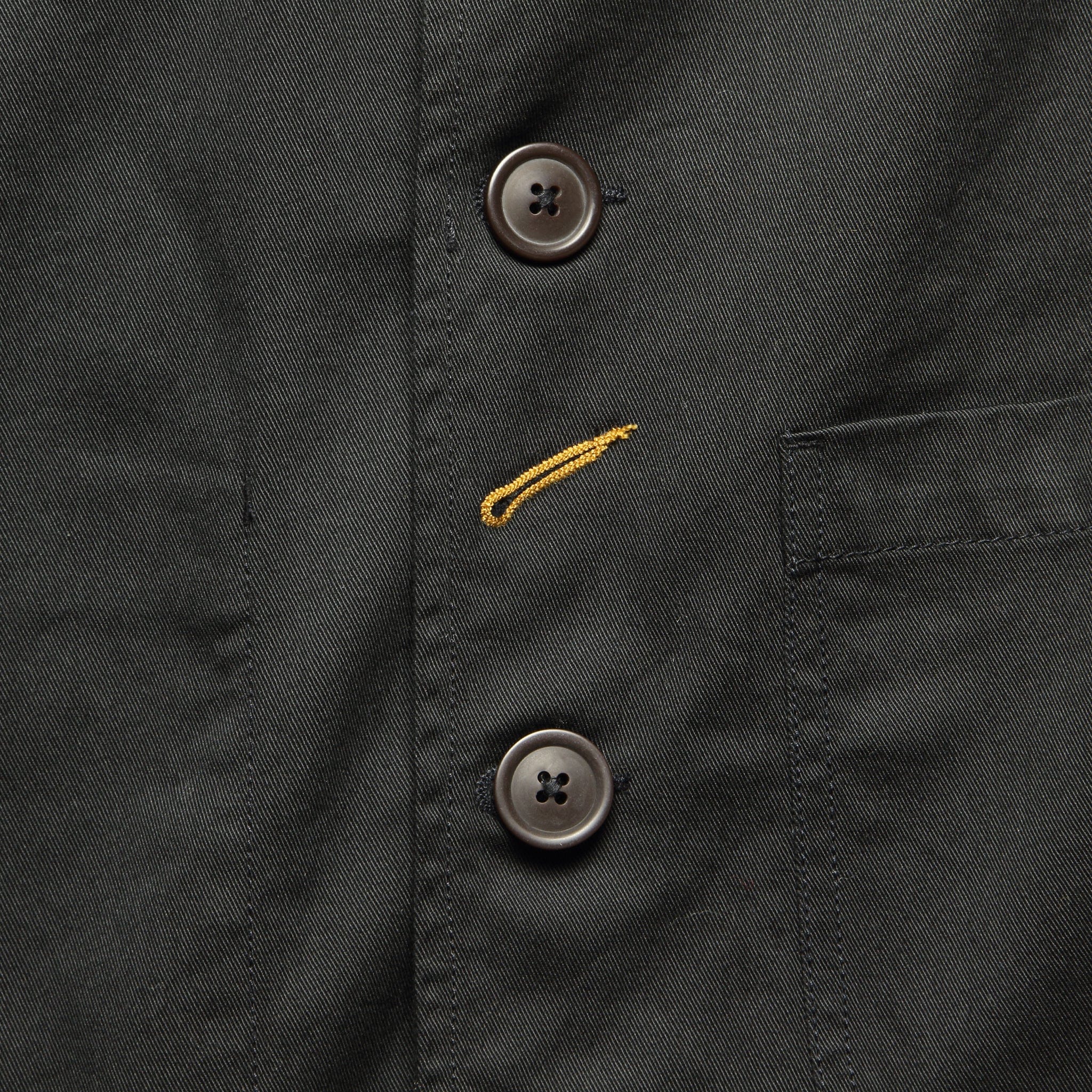 
                          Twill Bakers Jacket - Black - Universal Works - STAG Provisions - Outerwear - Shirt Jacket
                        