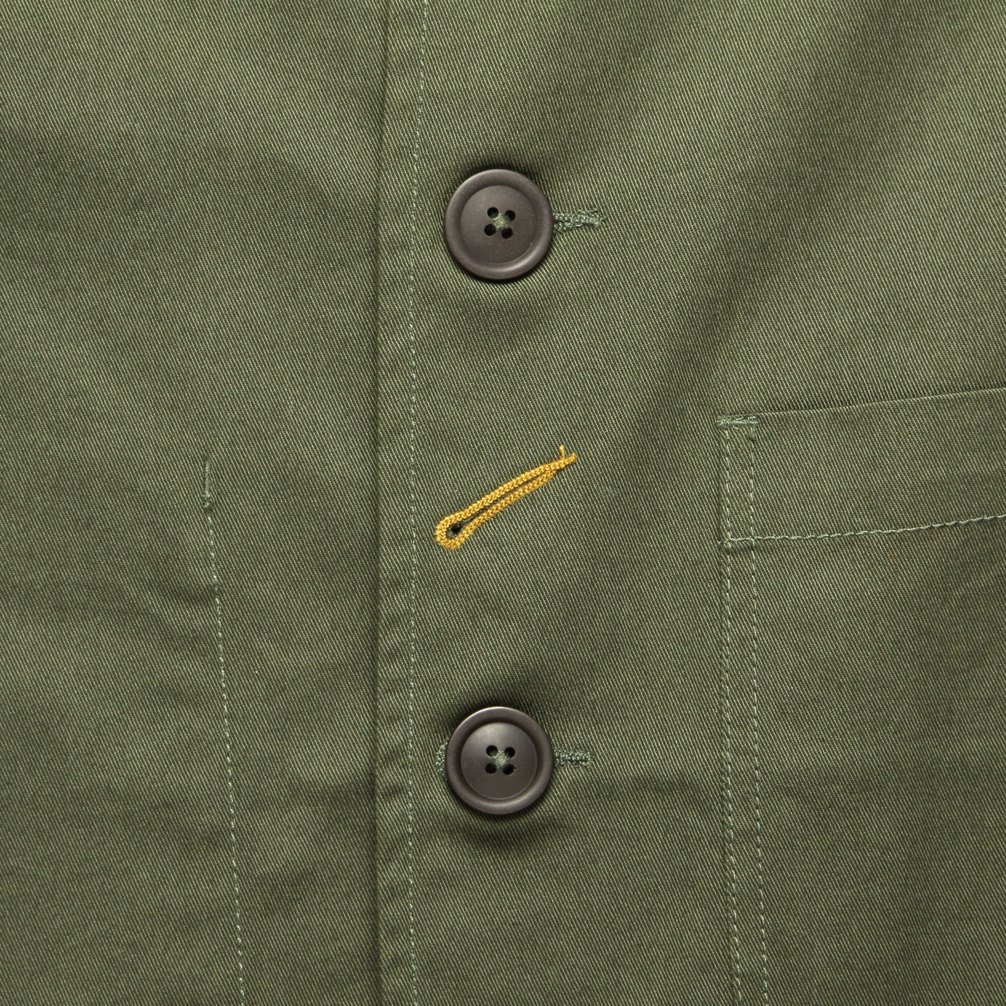 Twill Bakers Jacket - Olive - Universal Works - STAG Provisions - Outerwear - Shirt Jacket