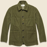 Moleskin Bakers Jacket - Moss - Universal Works - STAG Provisions - Suiting - Sport Coat