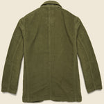 Moleskin Bakers Jacket - Moss - Universal Works - STAG Provisions - Suiting - Sport Coat
