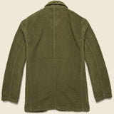 Moleskin Bakers Jacket - Moss - Universal Works - STAG Provisions - Suiting - Sport Coat
