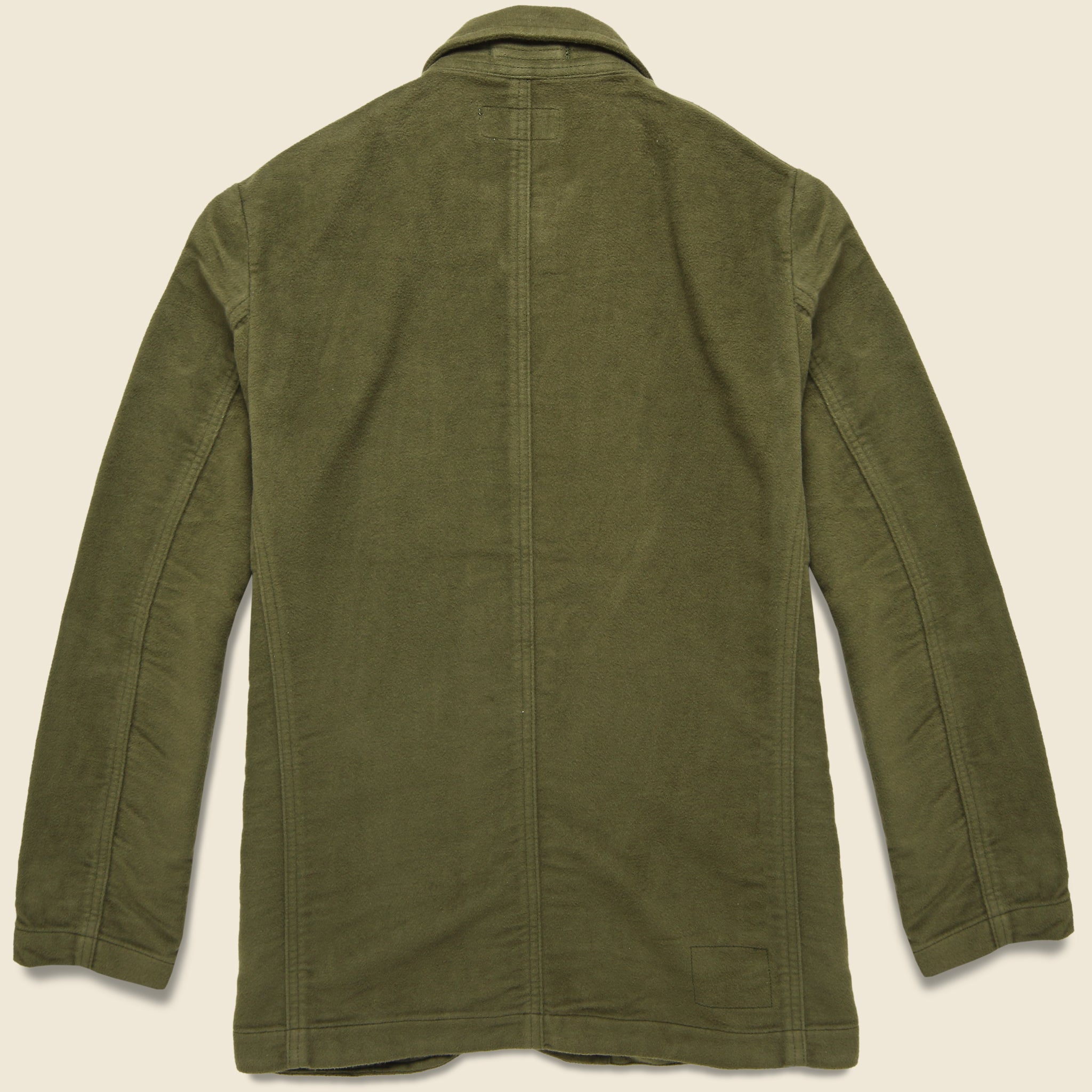 Moleskin Bakers Jacket - Moss - Universal Works - STAG Provisions - Suiting - Sport Coat