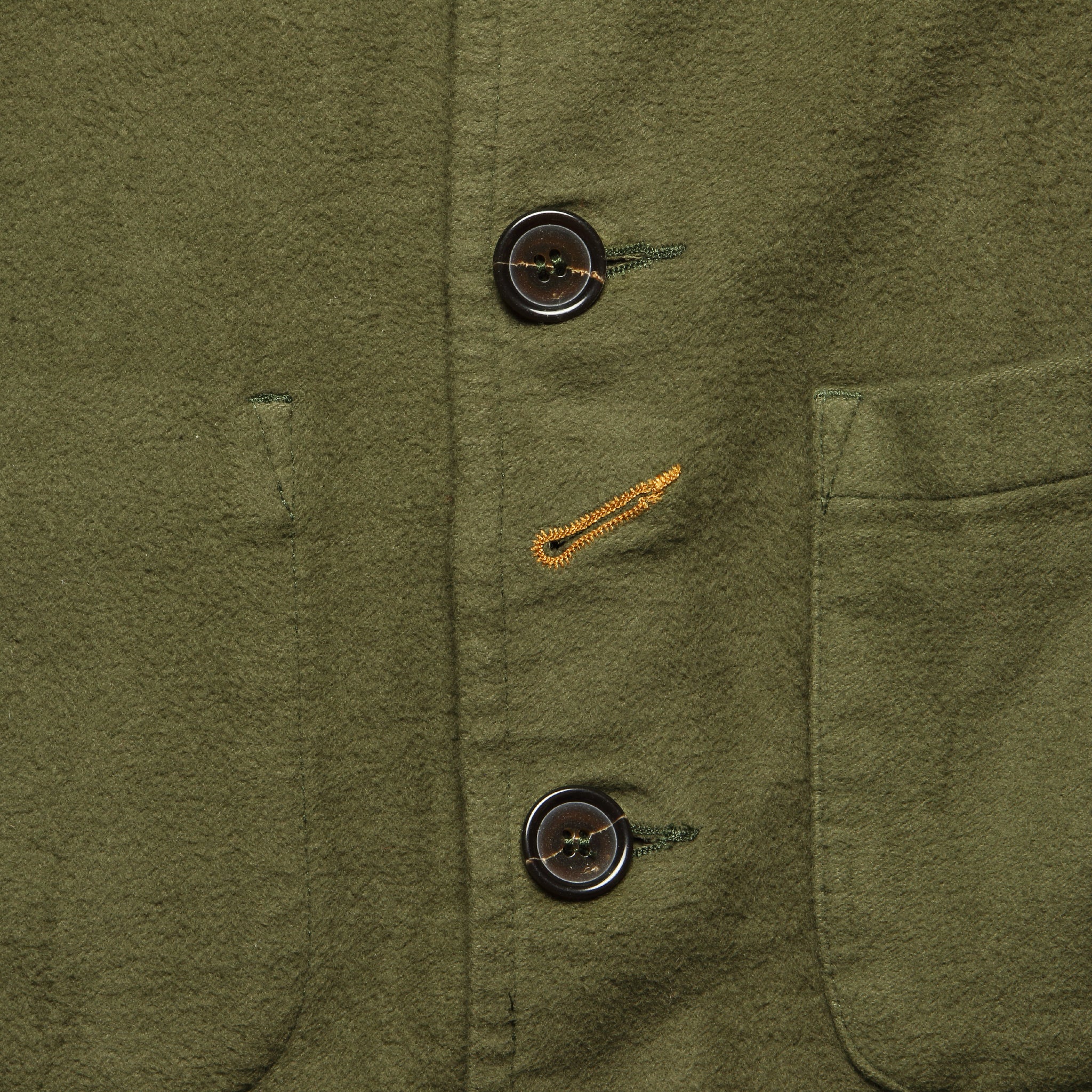 
                          Moleskin Bakers Jacket - Moss - Universal Works - STAG Provisions - Suiting - Sport Coat
                        