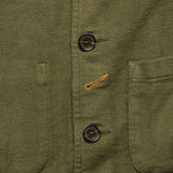 Moleskin Bakers Jacket - Olive - Universal Works - STAG Provisions - Outerwear - Coat / Jacket