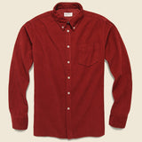 Cord Everyday Shirt - Claret - Universal Works - STAG Provisions - Tops - L/S Woven - Solid