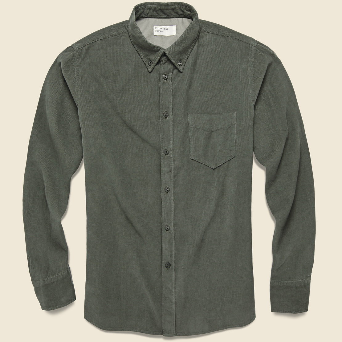 Universal Works Cord Everyday Shirt - Charcoal