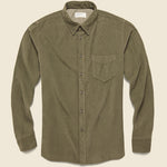Cord Everyday Shirt - Olive - Universal Works - STAG Provisions - Tops - L/S Woven - Solid