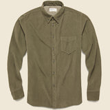 Cord Everyday Shirt - Olive - Universal Works - STAG Provisions - Tops - L/S Woven - Solid
