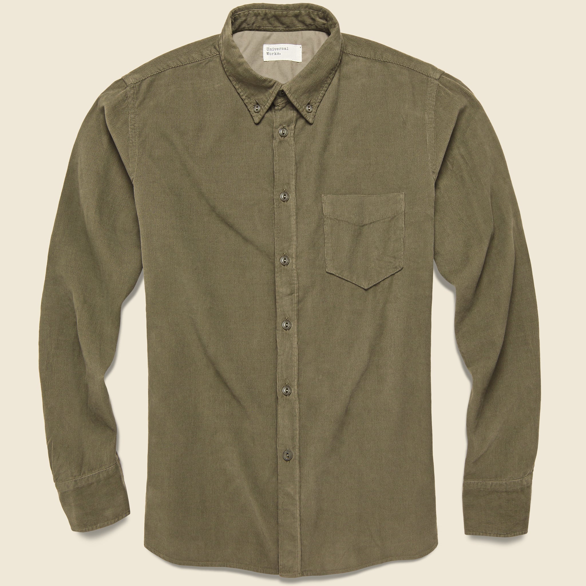 Cord Everyday Shirt - Olive - Universal Works - STAG Provisions - Tops - L/S Woven - Solid