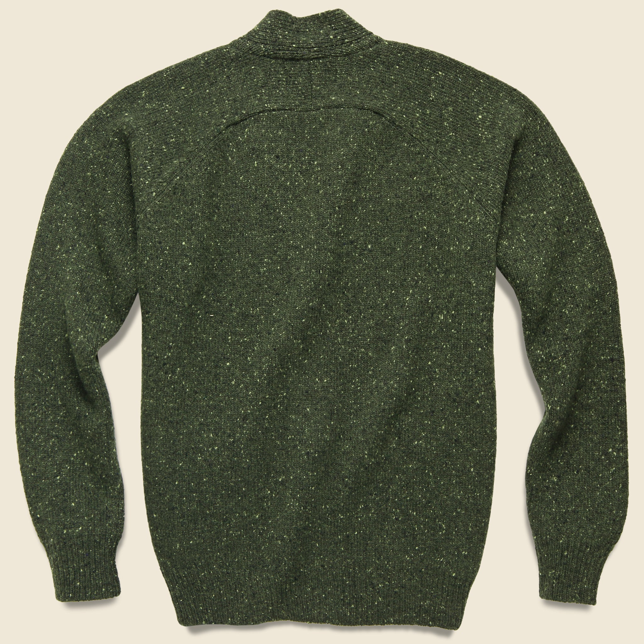 
                          Lambswool Fleck Vince Cardigan - Olive - Universal Works - STAG Provisions - Tops - Sweater
                        