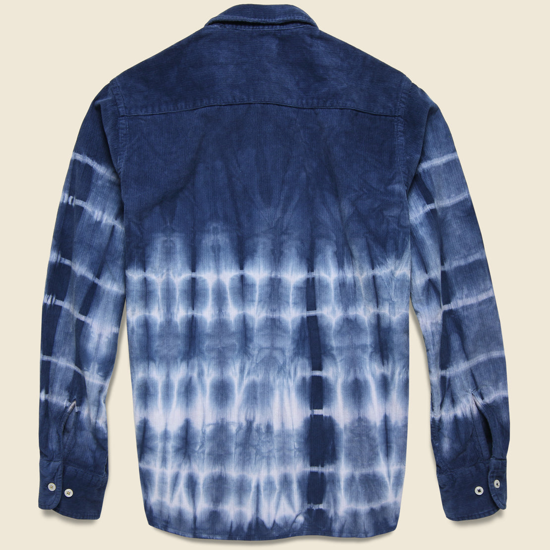 Cord Everyday Shirt - Indigo Tie Dye - Universal Works - STAG Provisions - Tops - L/S Woven - Other Pattern