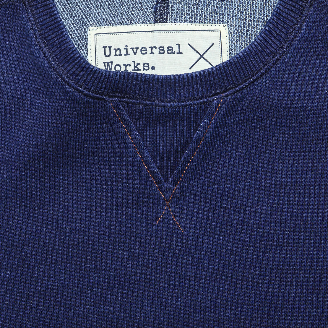 Loopback Sweatshirt - Indigo - Universal Works - STAG Provisions - Tops - Fleece / Sweatshirt