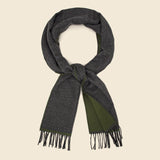 Double-Sided Scarf - Olive/Charcoal - Universal Works - STAG Provisions - Accessories - Scarves